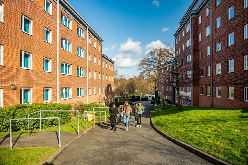 nottingham university student accommodation with fire protection from element