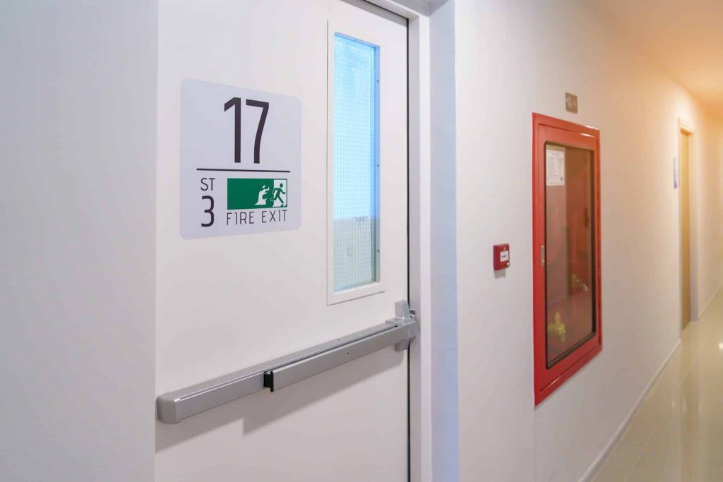 fire doors are a main component of fire prevention