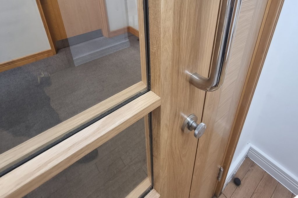 an example of a fire door installed by element pfp fire door installers