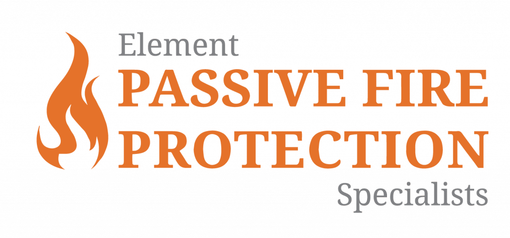 element passive fire protection specialists logo for all fire stopping services